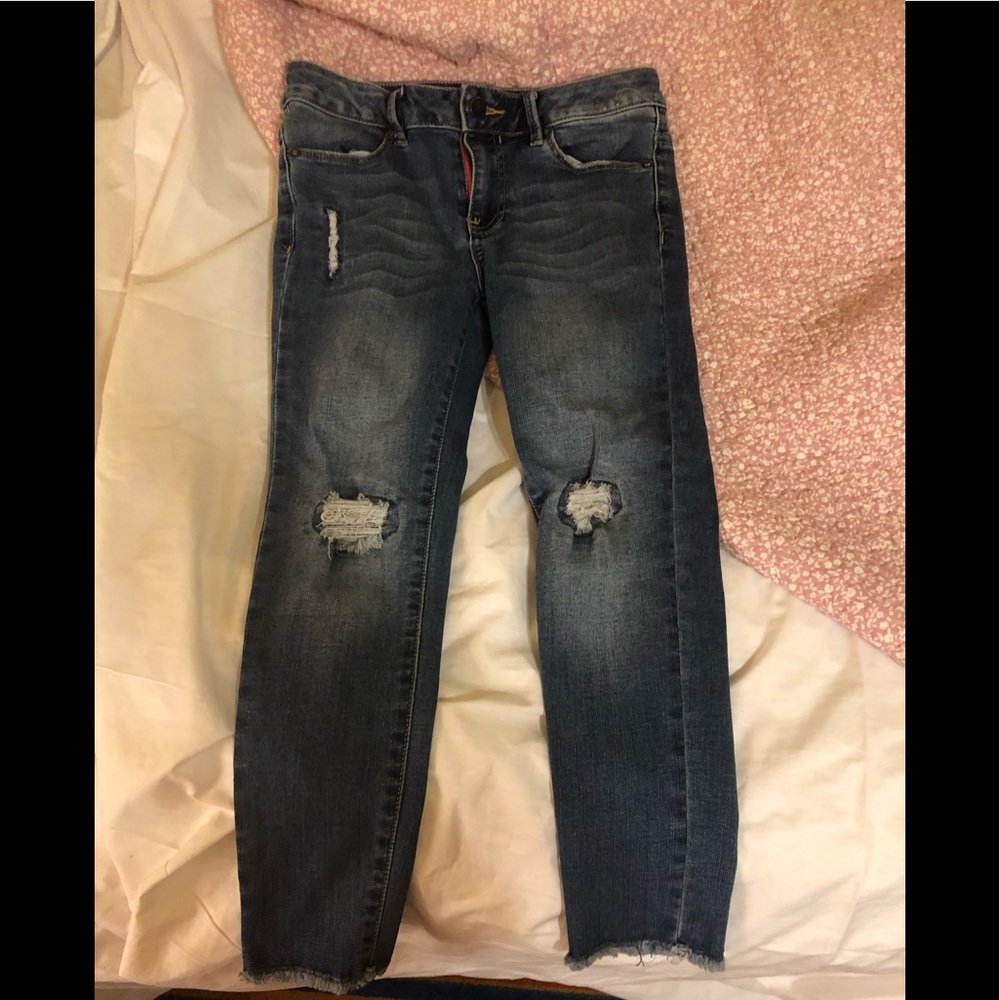 NWOT Girls Calvin Klein Jeans Sz 10 skinny Capri